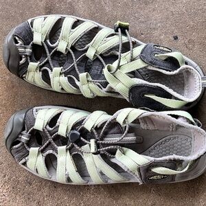 KEEN mint and Gray Sandals